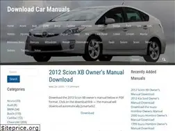 Sites similar to downloadcarmanuals.com