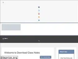 Sites similar to downloadclassnotes.com