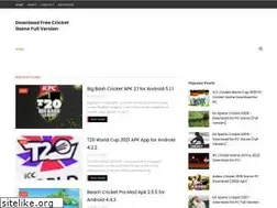 Sites similar to downloadcricketgame.blogspot.com