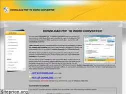 Sites similar to downloadpdftowordconverter.org