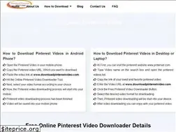 Sites similar to downloadpinterestvideo.com
