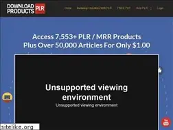 Sites similar to downloadplrproducts.com