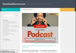 Sites similar to downloadsermon.com