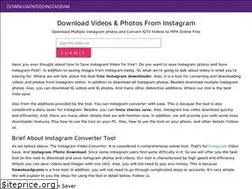 Sites similar to downloadvideoinstagram.net