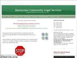Sites similar to downsviewcommunitylegalservices.com