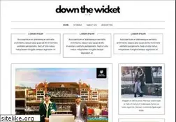 Sites similar to downthewicket.com