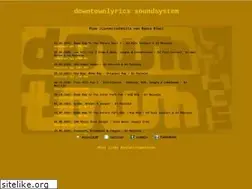 Sites similar to downtownlyrics.de