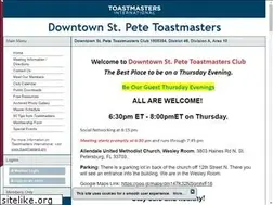 Sites similar to downtownstpetetoastmasters.com