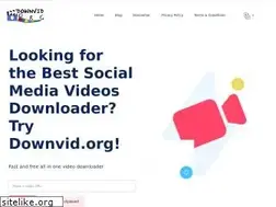Sites similar to downvid.org