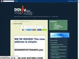 Sites similar to downwithtyranny.blogspot.com