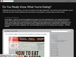 Sites similar to doyoureallyknowwhatyoureeating.blogspot.com