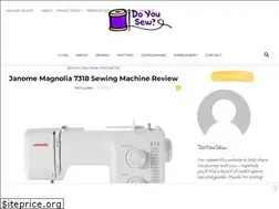 Sites similar to doyousew.com