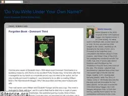 Sites similar to doyouwriteunderyourownname.blogspot.com