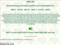 Sites similar to dpes.de