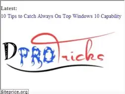 Sites similar to dprotricks.com
