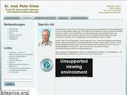 Sites similar to dr-peterklose.de