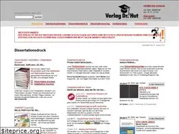 Sites similar to dr.hut-verlag.de