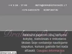 Sites similar to drabuziuoaze.lt