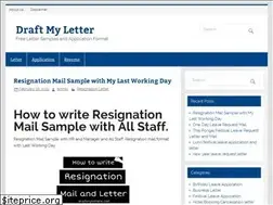 Sites similar to draftmyletters.com