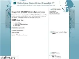 Sites similar to dragon-ball-gt-anime.blogspot.com