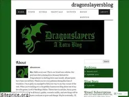 Sites similar to dragonslayersblog.wordpress.com