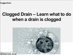 Sites similar to drain-clogged.com