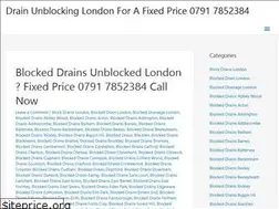 Sites similar to drain-unblocking-london.co.uk