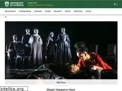 Sites similar to drama.ualberta.ca
