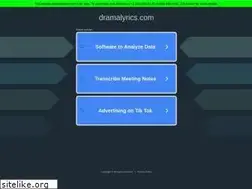 Sites similar to dramalyrics.com