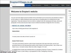 Sites similar to draytonvillage.co.uk