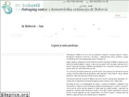 Sites similar to drbabovic.rs