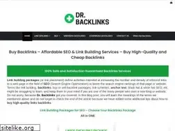Sites similar to drbacklinks.com