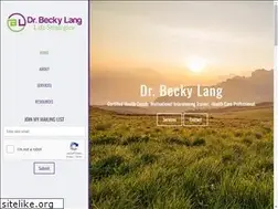 Sites similar to drbeckylang.com
