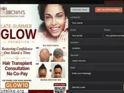 drbrownshairclinic.com