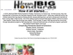 Sites similar to dreambighonduras.org