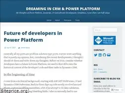 Sites similar to dreamingincrm.com