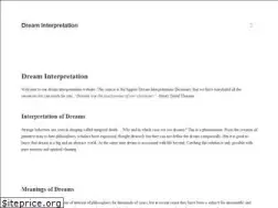 Sites similar to dreaminterpretation.co