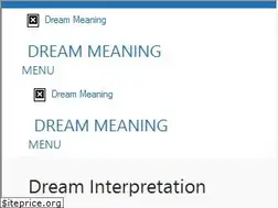 Sites similar to dreammeaning.xyz
