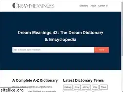Sites similar to dreammeanings42.com