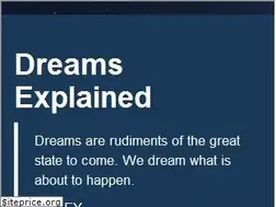 Sites similar to dreams-explained.com