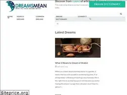Sites similar to dreamsmean.net