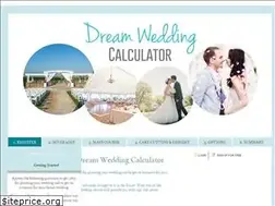 Sites similar to dreamweddingcalculator.com
