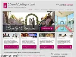 Sites similar to dreamweddingsinbali.com.au