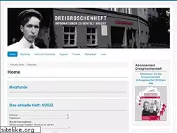 Sites similar to dreigroschenheft.de