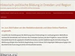 Sites similar to dresden-erinnern.org