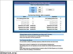 Sites similar to dresssizecalculator.com