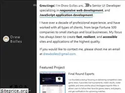 Sites similar to drewbolles.com