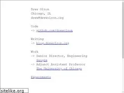 Sites similar to drewolson.org