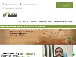 Sites similar to drhaldarspilescare.com