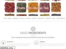 Sites similar to driedingredients.com